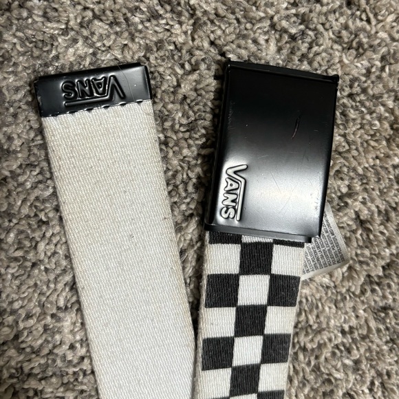 Vans belt- canvas material and checkered pattern - Picture 2 of 2
